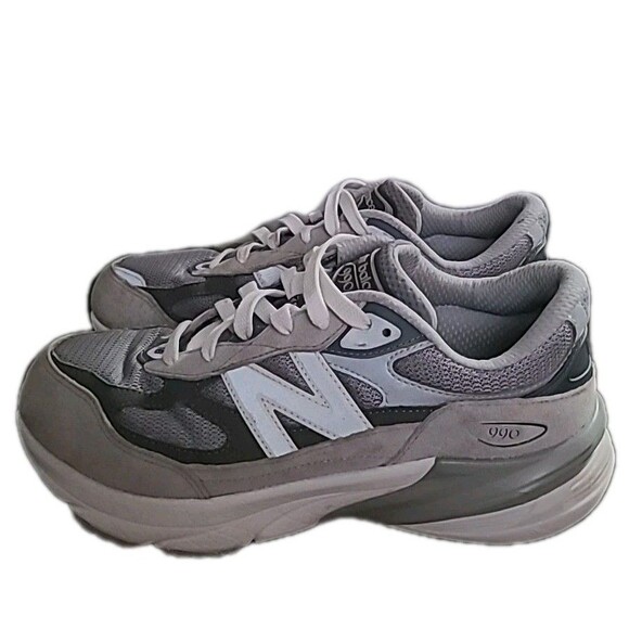 New Balance Shoe 990 V6 Mens Size 7 Castlerock Gray Running Sneakers - Picture 3 of 8